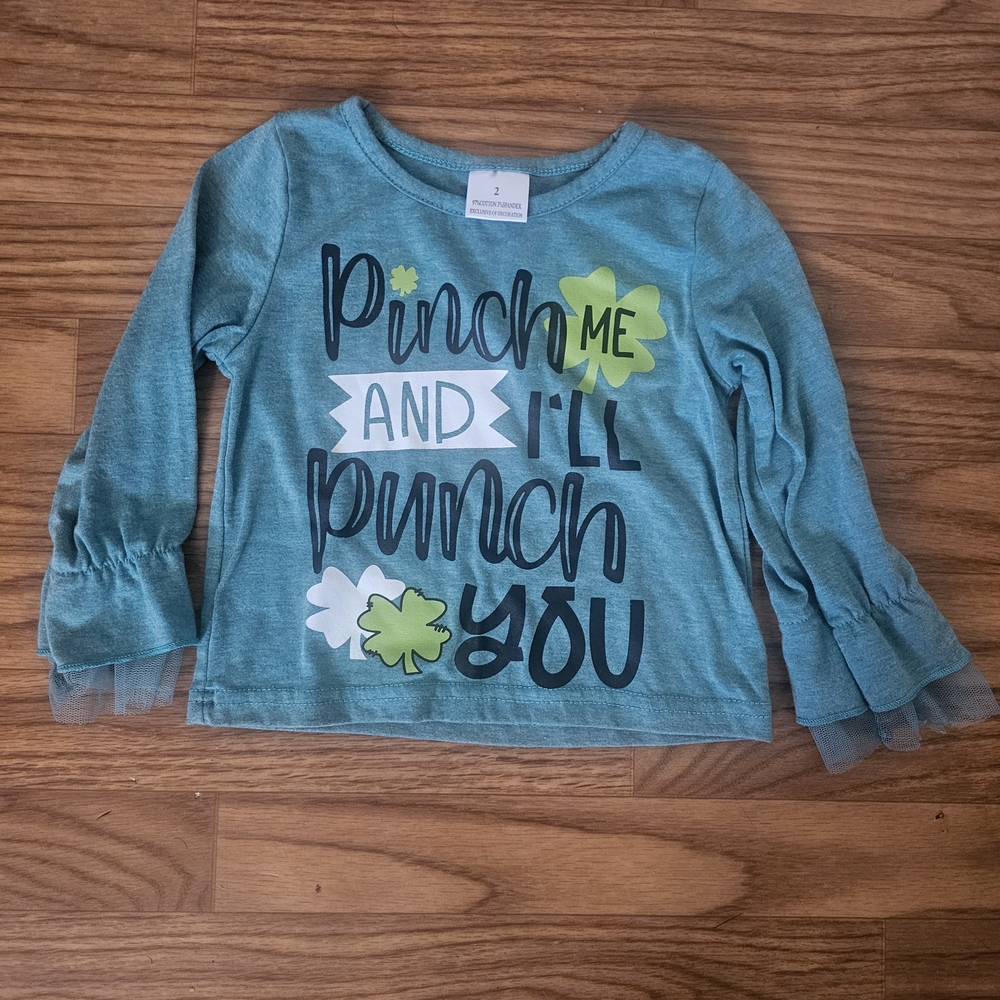 St. Pattys Toddler Girl Shirt